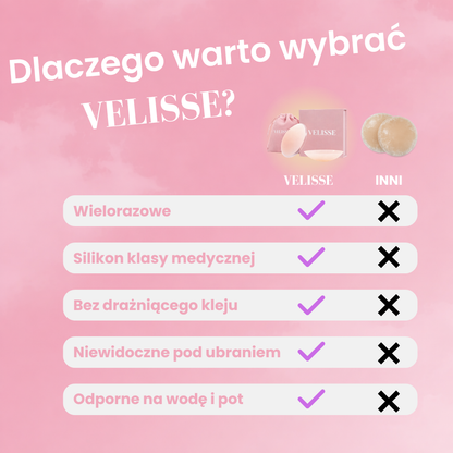 Velisse™ Silikonowe Osłonki bez Kleju